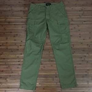 Wings + Horn Army Green Sage Reverse Twill Cotton BDU Utility Cargo Pants